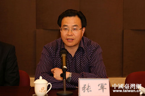 四川省臺辦副主任張軍出席座談會并講話。 四川省臺辦副主任張軍出席座談會并講話。