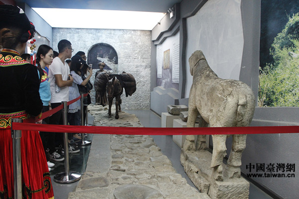 奢香夫人主持建造的驛道的模型 奢香夫人主持建造的驛道的模型