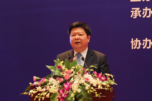 中央臺辦、國務院臺辦副主任龍明彪出席交流會并致辭
