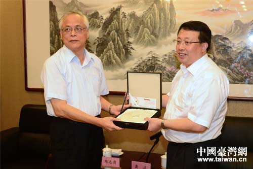 浙江省委常委龔正會見南投縣參訪團一行 浙江省委常委龔正會見南投縣參訪團一行