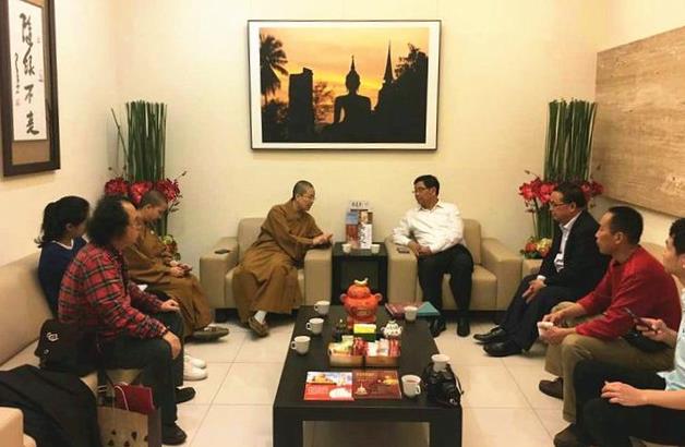 山東省文化廳副廳長王廷琦1月8日在佛陀紀念館商談合作事項 山東省文化廳副廳長王廷琦1月8日在佛陀紀念館商談合作事項