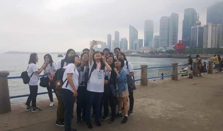 2017臺灣大學生菁英物流研習營在青島開營 2017臺灣大學生菁英物流研習營在青島開營