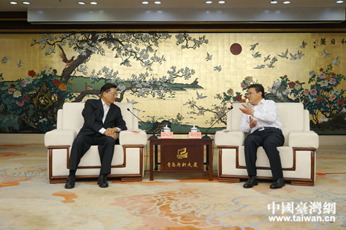 市長孟凡利會見江丙坤 市長孟凡利會見江丙坤