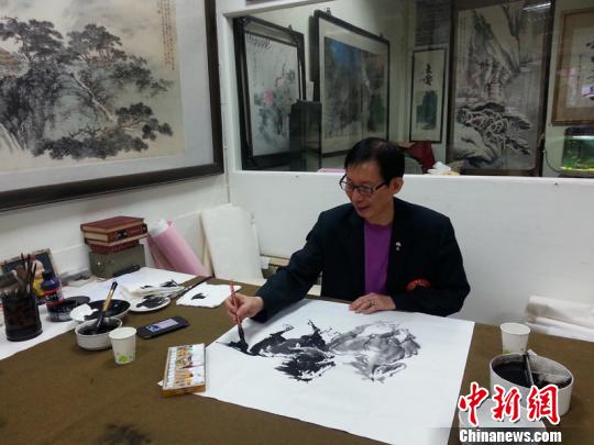 臺灣畫院院長:盼兩岸書畫交流頻繁熱絡好上加好