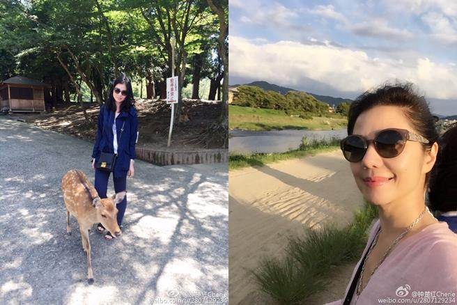 55歲鐘楚紅曬自拍旅行照 無毛孔蛋殼肌獲贊(圖)