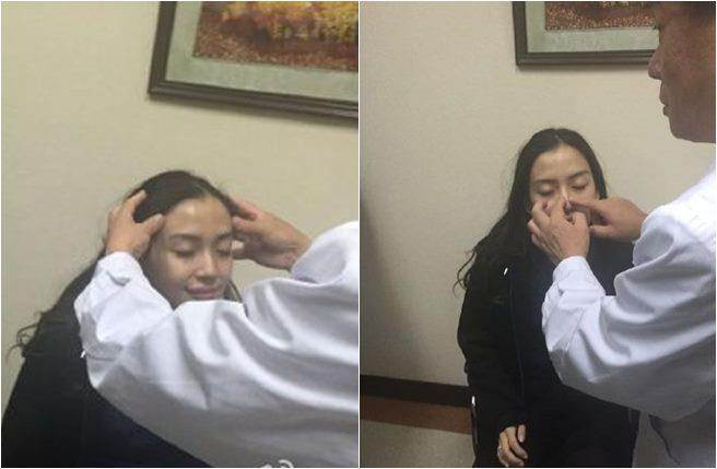 Angelababy今早火速做臉部鑒定 現(xiàn)場(chǎng)圖片曝光(圖)