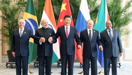 外媒:中國為“金磚”合作帶來信心與活力
