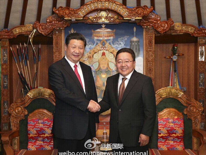 習近平會見蒙古國總統:我這次來是走親訪友 習近平會見蒙古國總統:我這次來是走親訪友