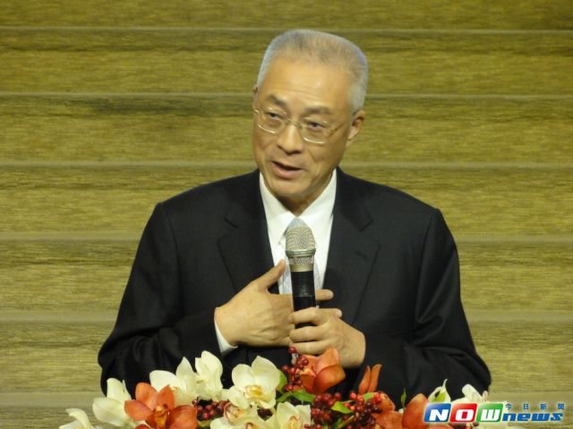 吳敦義14日說，頂新好不容易建立起來的品牌，因為自己沒有良心，可能就毀于一旦