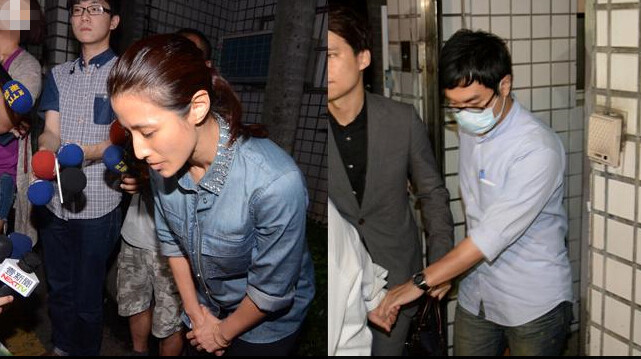 臺檢方偵辦阿帕奇風波案,李蒨蓉(左圖)及平山直人(右圖)深夜獲釋,李蒨蓉更四度鞠躬道歉。 臺檢方偵辦阿帕奇風波案,李蒨蓉(左圖)及平山直人(右圖)深夜獲釋,李蒨蓉更四度鞠躬道歉。