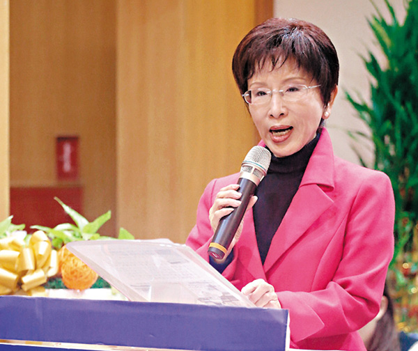 洪秀柱痛批民進(jìn)黨撕裂臺(tái)灣 呼吁國(guó)民黨團(tuán)結(jié)