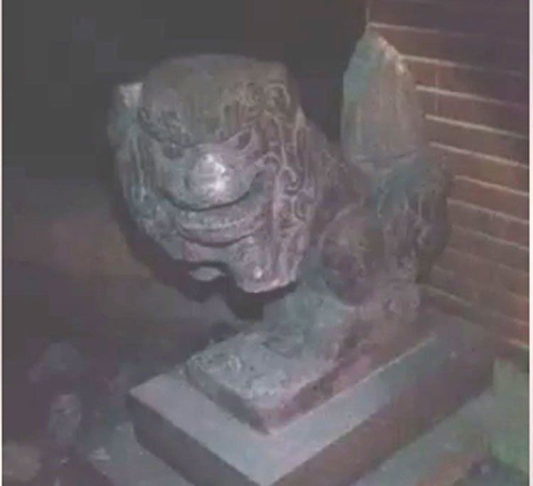 砍八田與一銅像后 這2人再摧毀日本百年狛犬石像 砍八田與一銅像后 這2人再摧毀日本百年狛犬石像