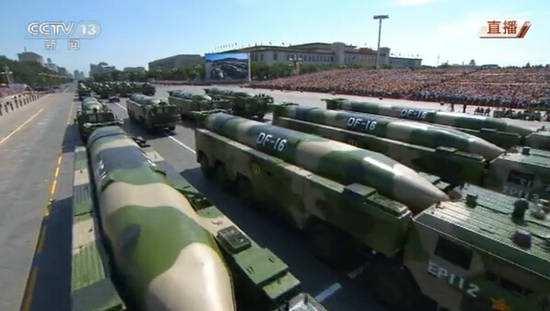 東風16導彈(圖片來源網絡) 東風16導彈(圖片來源網絡)