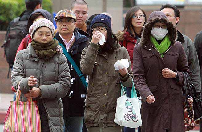 強烈冷氣團報到,臺灣跨年夜下探10度。(臺媒圖) 強烈冷氣團報到,臺灣跨年夜下探10度。(臺媒圖)
