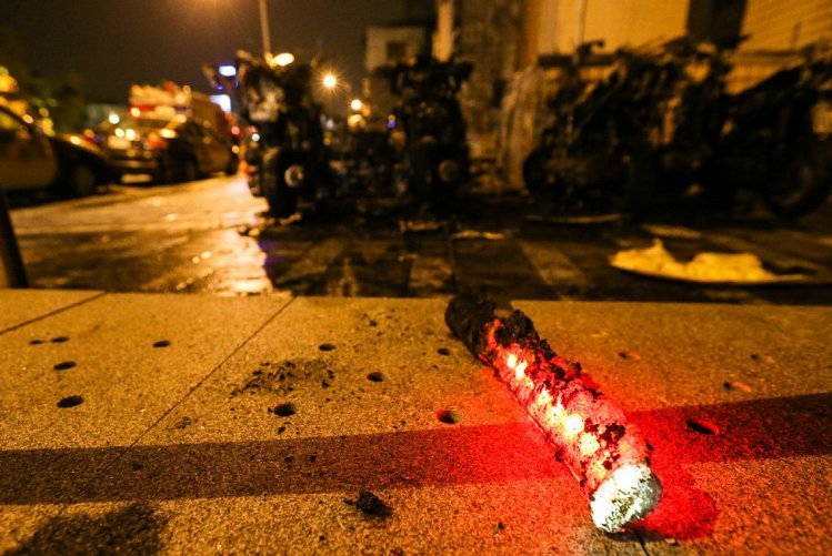 臺(tái)北松山派出所發(fā)生火警 11輛警用機(jī)車被燒毀(組圖) 臺(tái)北松山派出所發(fā)生火警 11輛警用機(jī)車被燒毀(組圖)