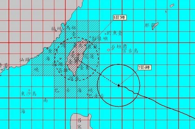 尼伯特臺風為20年來第4強 暴風圈將登臺觸陸 尼伯特臺風為20年來第4強 暴風圈將登臺觸陸