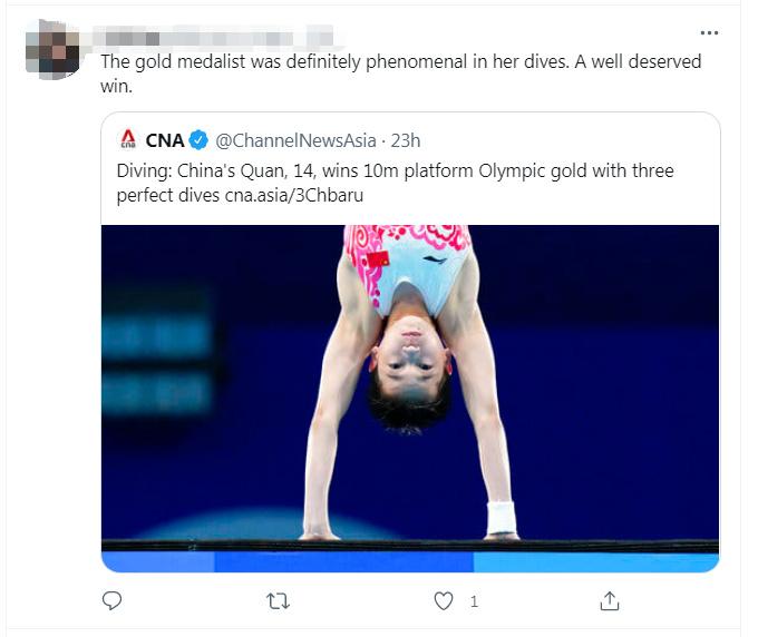 圖五:外國網友評論。圖片來源:外國網友在社交媒體推特平臺轉發亞洲新聞臺新聞并評論截圖。