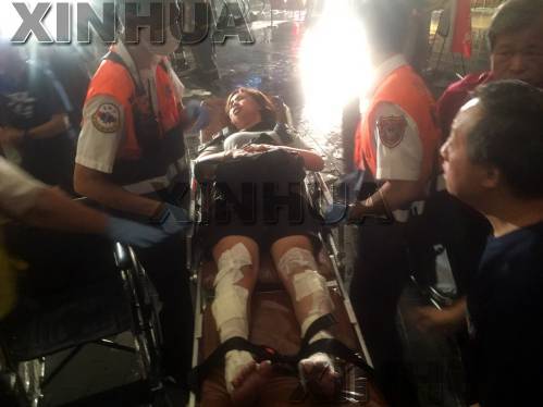 臺鐵列車松山站爆炸起火21人傷 列車上發現爆竹 臺鐵列車松山站爆炸起火21人傷 列車上發現爆竹