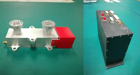 裝備在“天宮二號”上的微波應答機產品