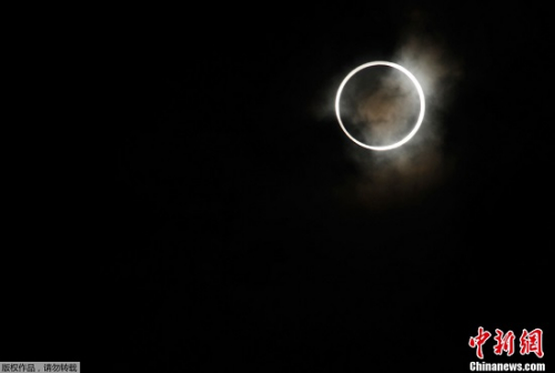 資料圖:日環(huán)食。
