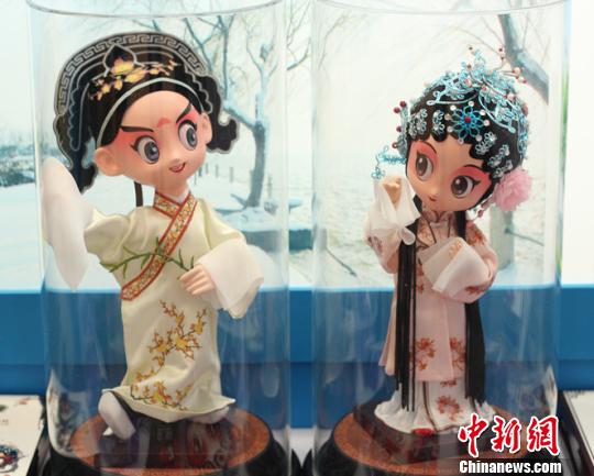 昆曲娃娃兩月前贈吳伯雄亮相常州動漫藝術周受捧