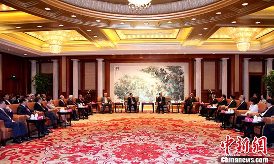 韓正“推銷”上海自貿區:臺灣同胞是見證者