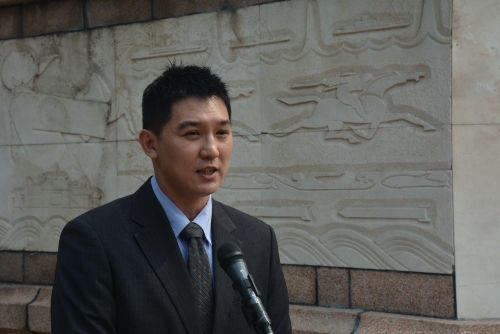 臺(tái)灣世新大學(xué)通識(shí)中心講師沈超群先生致辭 臺(tái)灣世新大學(xué)通識(shí)中心講師沈超群先生致辭