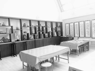 臺北市私立復興中小學內,古色古香的國學堂。 臺北市私立復興中小學內,古色古香的國學堂。