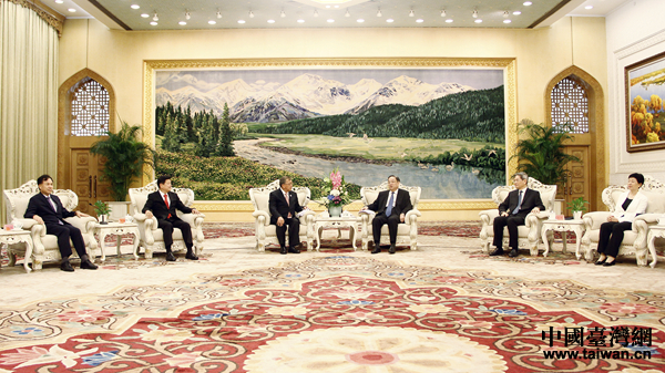 俞正聲會見臺灣縣市長參訪團 俞正聲會見臺灣縣市長參訪團