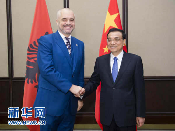 李克強會見阿爾巴尼亞總理拉馬 李克強會見阿爾巴尼亞總理拉馬